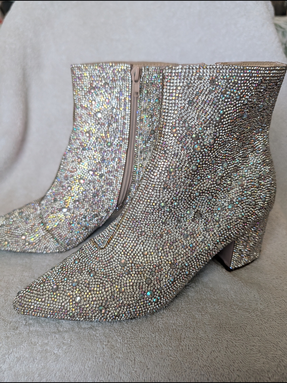 Betsy Johnson Rhinestone Booties - Picture 3 of 16